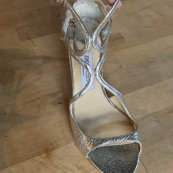JIMMY CHOO SILVER STILETTOS - Picture 6 of 11
